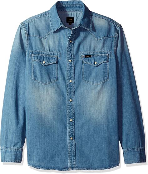 oversized denim shirt men